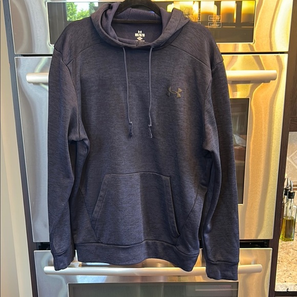 Under Armour Blue Hoody Sweatshirt Hoodie Relaxed Fit - Picture 1 of 3